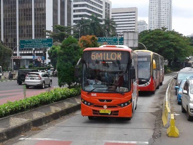 Transjakarta Tambah Unit Di Stasiun Manggarai