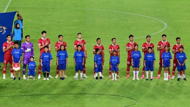 PIALA DUNIA 2024: Tim nasional sepak bola Indonesia U-23 berhasil menekuk Turkmenistan 2-0 dalam pertandingan yang digelar di Stadion Manahan, Kota Surakarta, Provinsi Jawa Tengah
