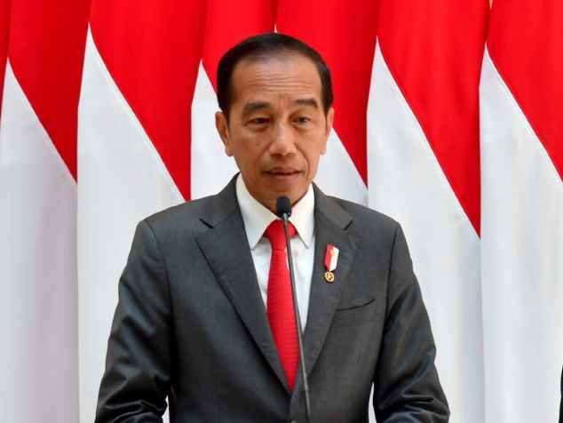 PENCEGAHAN TPPU: Presiden Jokowi saat memberikan keterangan beberapa waktu lalu di Istana Negara, Jakarta. (Foto: Setpres RI)