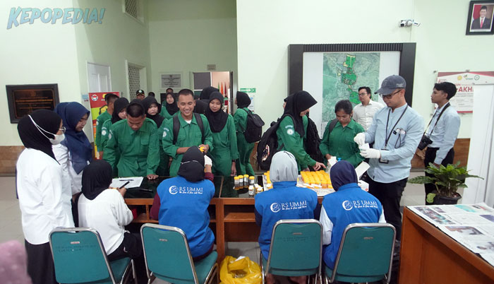 POLBANGTAN BOGOR: Direktur Yoyon Haryanto mendukung kegiatan Tes Narkoba bagi mahasiswa atas kolaborasi Polbangtan Bogor dengan RS UMMI Bogor, diharapkan disiplin menjaga marwah dan nama baik civitas akademika sebagai mahasiswa maupun kelak sebagai alumni.