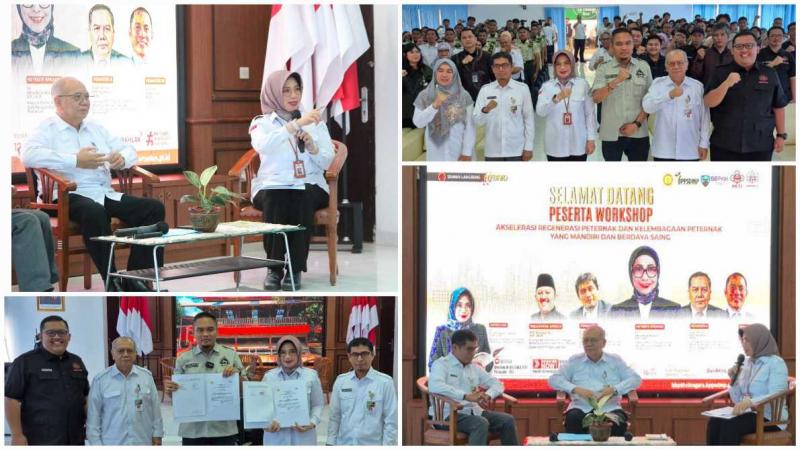 BBPKH CINAGARA: Kepala BBPKH Cinagara, Inneke Kusumawaty mengatakan Workshop bertajuk `Akselerasi Regenerasi Peternak dan Kelembagaan Peternak yang Mandiri dan Berdaya Saing` berlangsung secara hybrid, yang menitikberatkan pada transformasi peternakan sebagai investasi strategis bagi masa depan Indonesia.