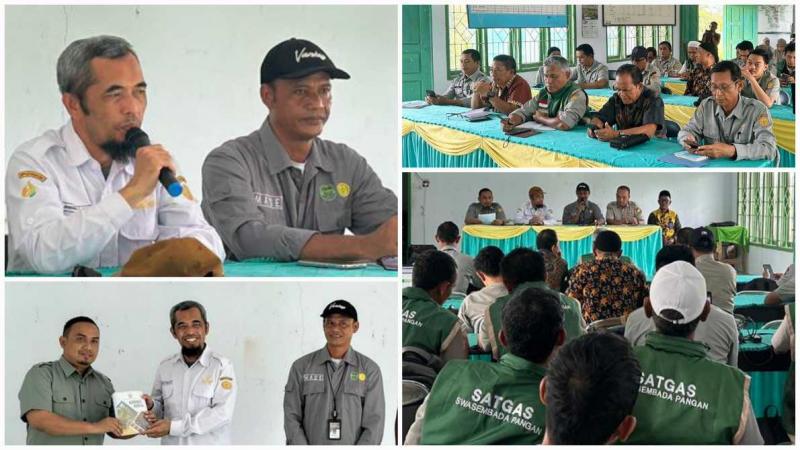 BBPP BATANGKALUKU: Kepala BBPP Batangkaluku, Jamaluddin Al Afgani mengatakan pertemuan di Luwu Utara dipusatkan pada BPP Kecamatan Masamba, membahas berbagai tantangan lapangan di antaranya percepatan pengolahan lahan dan optimalisasi jaringan irigasi guna mendukung peningkatan indeks pertanaman.