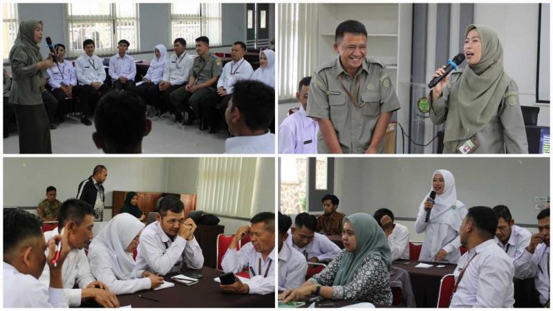 BBPP LEMBANG: Kepala BBPP Lembang, Ajat Jatnika mengatakan suasana pelatihan tampak serius namun berlangsung menyenangkan. Beberapa materi dipraktikkan langsung seperti pada materi Sikap dan Perilaku Bela Negara tentang isu kontemporer.