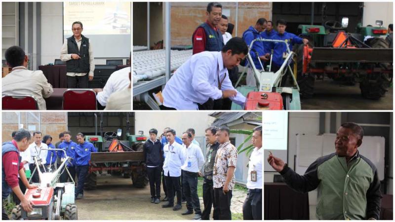 BBPP LEMBANG: Kepala BBPP Lembang, Ajat Jatnika mengatakan selain teori, peserta juga melakukan praktik langsung di lapangan. Mereka belajar menyiapkan benih bawang merah berkualitas, mengukur pH tanah, mengoperasikan alat dan mesin pertanian seperti traktor roda dua dan roda empat, serta teknik penanganan panen dan pascapanen.