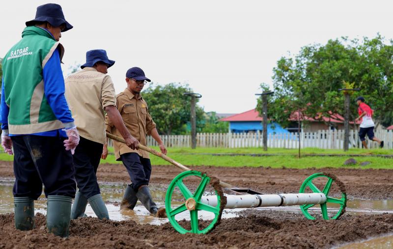 BBPP BATANGKALUKU: Kepala BBPP Batangkaluku, Jamaluddin Al Afgani mengatakan melalui uji coba, Kementan berharap metode Arkansas menjadi model percontohan bagi petani dalam menerapkan sistem budidaya yang lebih efisien dan produktif.