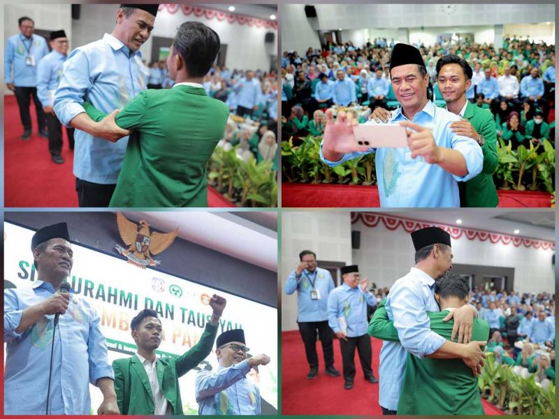 POLBANGTAN YOMA: Mentan Amran akui keberanian mahasiswa memperjuangkan kepentingan petani merupakan bentuk idealisme yang harus didukung. Mahasiswa harus hadir sebagai penyambung suara rakyat dan mampu menghadirkan manfaat nyata bagi masyarakat.