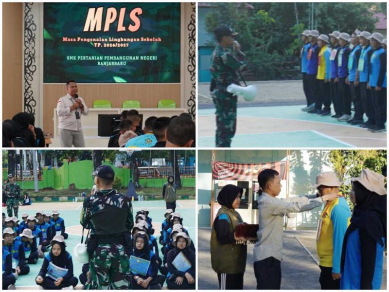 SMKPPN BANJARBARU: Kepala SMKPPN Banjarbaru, Angga Tri A.P. memgatakan kegiatan MPLS menjadi gerbang awal bagi para siswa untuk mengenal lingkungan sekolah, budaya belajar dan pendidikan vokasi pertanian yang berorientasi pada pembentukan SDM pertanian profesional dan berdaya saing.