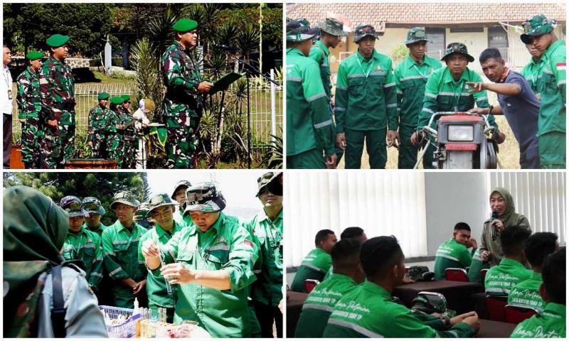BBPP LEMBANG: Rangkaian kegiatan ditutup secara resmi oleh Komandan Pusdikter Pusterad, Brigjen TNI Andree Saputro, yang berharap pengetahuan dan keterampilan yang diperoleh peserta dapat diterapkan di wilayah tugas, sesuai potensi pertanian di wilayahnya dan kolaborasi dengan banyak pihak untuk mendukung peningkatan produktivitas pertanian.