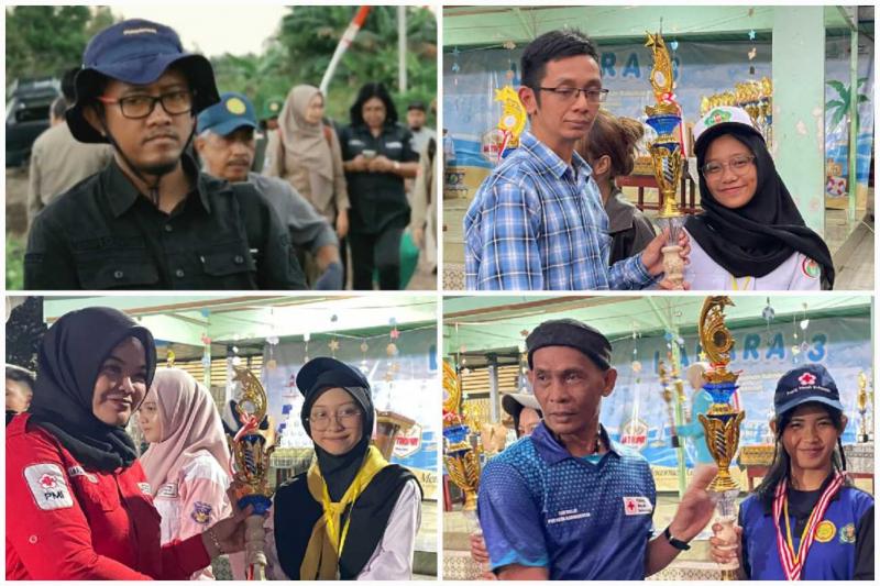 SMKPPN BANJARBARU: Kepala SMKPPN Banjarbaru, Angga Tri A.P. [insert kiri atas] apresiasi capaian Juara 1 Cuci Tangan Pakai Sabun: Arya Bima Putra, Naila Azkia, Jannah Nur Atha, Lutfhiana Solekha, Nurul Afiah, Syifa Maulida dan Indri Rhamadani; Juara 2 Tandu Cepat 1: Muhammad Fawwaz Nurkholis, Ridho Ramadan, dan Vien Agus Tina Tando; Juara Harapan 1 PRS 1: Talita Hasna Humaira Noor, Myriam Berliani Novembrina dan Salsabila Riyandika Syakiib.