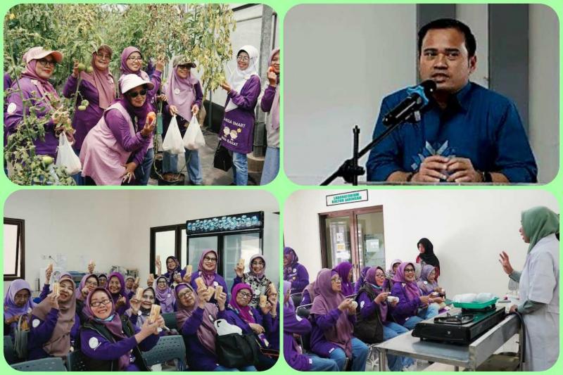 BBPP LEMBANG: Kepala BBPP Lembang, Ahmad Dedy Syathori mengatakan melalui pengalaman langsung, peserta memperoleh pengetahuan tentang pengolahan hasil pertanian, juga inspirasi untuk memanfaatkan waktu secara produktif dan mengenal lebih dekat potensi pertanian di lingkungan sekitar.