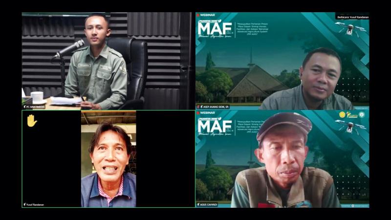 POLBANGTAN BOGOR: Direktur Polbangtan Bogor, Yoyon Haryanto mengatakan, melalui MAF, Polbangtan Bogor ingin menghadirkan ruang berbagi pengetahuan dan pengalaman yang mempertemukan dunia pendidikan, peneliti, penyuluh, dan petani. Kolaborasi tersebut penting agar inovasi pertanian dapat dipahami, diuji, dan diterapkan sesuai kebutuhan di lapangan. 