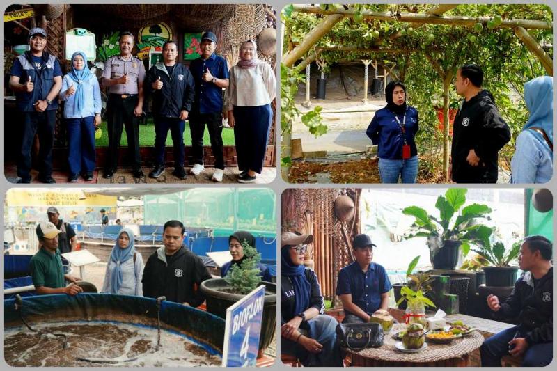 BBPP LEMBANG: Kabalai Lembang, Ahmad Dedy Syathori bersama rombongan meninjau fasilitas yang dkembangkan, dari greenhouse hingga Demplot budidaya, P4S Arjuna Farm menghadirkan pesan bahwa bertani bukan sekadar kegiatan produksi, melainkan juga ruang belajar, berinovasi dan membangun masa depan. Pertanian sebagai pengalaman belajar sekaligus wisata edukatif sehingga menumbuhkan rasa ingin tahu dan minat berusaha di sektor pertanian.